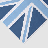 Papier Mousseline Drapeau d'Union Jack dans le bleu marine de ciel (Détail)