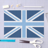Papier Mousseline Drapeau d'Union Jack dans le bleu marine de ciel (Artisanat)
