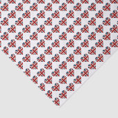 Papier Mousseline Drapeau en forme de coeur d'Union Jack (Détail)