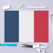 Papier Mousseline Drapeau français (Artisanat)