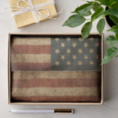 Papier Mousseline Drapeau Grungy USA (Cadeau)