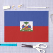 Papier Mousseline Drapeau haïtien classique (Artisanat)
