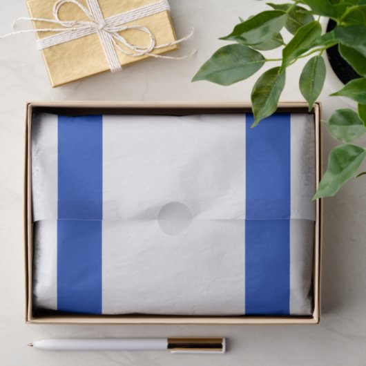 Papier Mousseline Drapeau Israël (Cadeau)