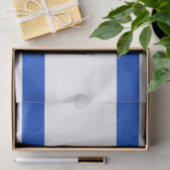 Papier Mousseline Drapeau Israël étoile bleue de David (Cadeau)