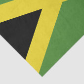 Papier Mousseline Drapeau jamaïcain (Détail)
