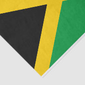 Papier Mousseline Drapeau jamaïcain (Détail)