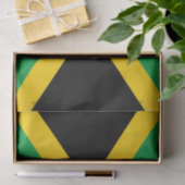 Papier Mousseline Drapeau jamaïcain (Cadeau)