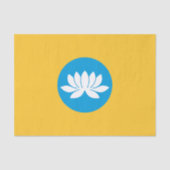 Papier Mousseline Drapeau Kalmykia (Recto)