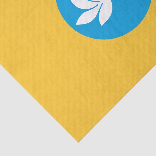 Papier Mousseline Drapeau Kalmykia (Détail)