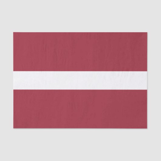 Papier Mousseline Drapeau Lettonie (Recto)