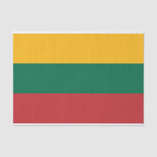 Papier Mousseline Drapeau lituanien