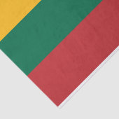 Papier Mousseline Drapeau lituanien (Détail)