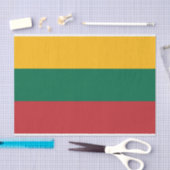Papier Mousseline Drapeau lituanien (Artisanat)