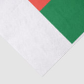 Papier Mousseline Drapeau Madagascar (Détail)