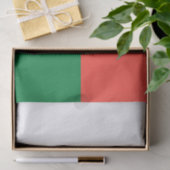 Papier Mousseline Drapeau Madagascar (Cadeau)