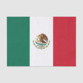 Papier Mousseline Drapeau mexicain (Recto)