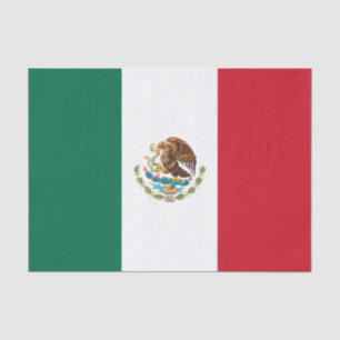 Papier Mousseline Drapeau mexicain