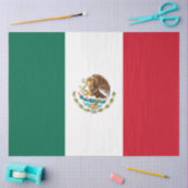 Papier Mousseline Drapeau mexicain (Mexique) (Artisanat)