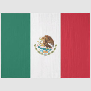 Papier Mousseline Drapeau mexicain (Mexique)