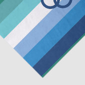 Papier Mousseline Drapeau MLM Gay Male Pride (Détail)