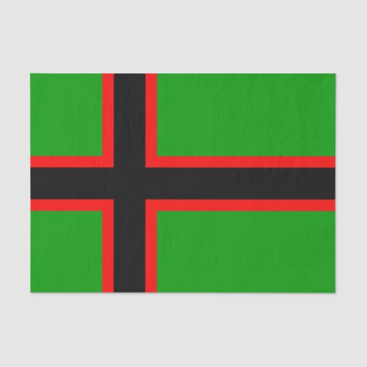 Papier Mousseline Drapeau national de Karelia (Recto)