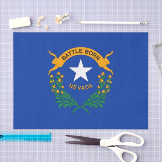 Papier Mousseline Drapeau national du Nevada (Artisanat)