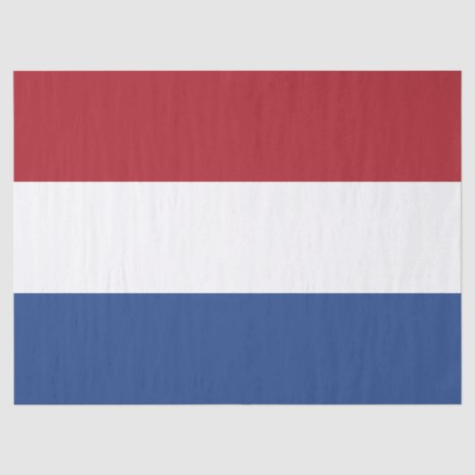 Papier Mousseline Drapeau néerlandais (Recto)