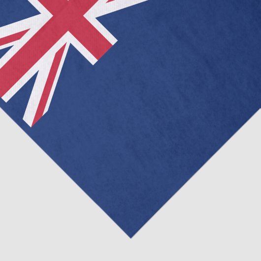 Papier Mousseline Drapeau néo-zélandais (Détail)