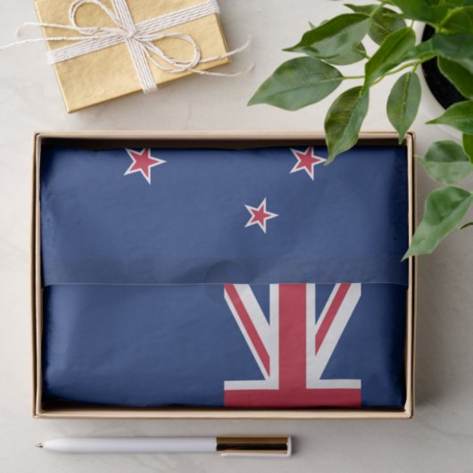 Papier Mousseline Drapeau néo-zélandais (Cadeau)