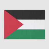 Papier Mousseline Drapeau palestinien (Recto)