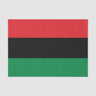 Papier Mousseline Drapeau panafricain UNIA