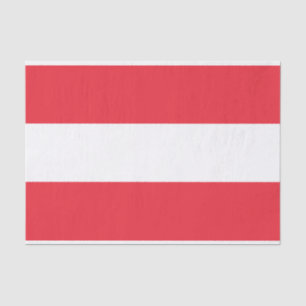 Papier Mousseline Drapeau patriotique autrichien