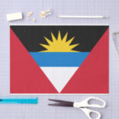 Papier Mousseline Drapeau patriotique d'Antigua-et-Barbuda (Artisanat)