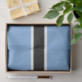 Papier Mousseline Drapeau patriotique du Botswana (Cadeau)