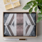 Papier Mousseline Drapeau rustique UK rouge bleu étincelants parties (Cadeau)