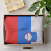 Papier Mousseline Drapeau slovène (Cadeau)