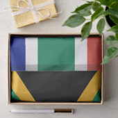 Papier Mousseline Drapeau sud-africain (Cadeau)