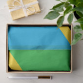 Papier Mousseline Drapeau tanzanien (Cadeau)