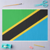 Papier Mousseline Drapeau tanzanien (Artisanat)