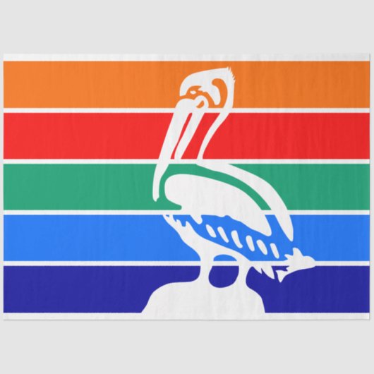 Papier Mousseline Drapeau urbain de Saint-Pétersbourg (Floride) (Recto)