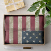 Papier Mousseline Drapeau USA Grunge (Cadeau)