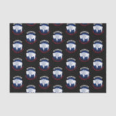 PAPIER MOUSSELINE DRAPEAU WYOMOMING EQUALITY STATE (Recto)