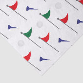 Papier Mousseline Drapeaux de golf (Détail)