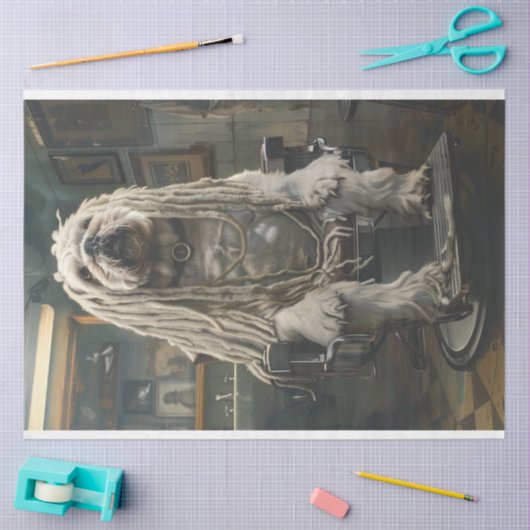 Papier Mousseline Dreadlock Dreadlock Dupoupage (Artisanat)