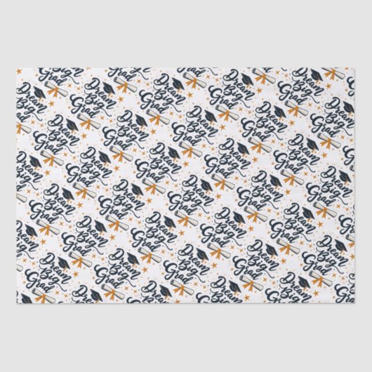 Papier Mousseline Dream Big Grad (Recto)