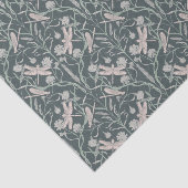 Papier Mousseline Dream Dragonfly Cornflower, Etoiles, Chevron (Détail)