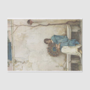 Papier Mousseline Dreams Day by John William Waterhouse -vers 1879