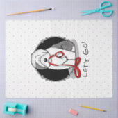 Papier Mousseline Drôle Allons-y ! Walk Old English Sheepdog (Gris 1 (Artisanat)