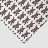 Papier Mousseline Drôle animal avide de carcajou (Détail)