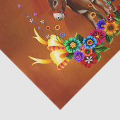 Papier Mousseline Drôle cactus mexicain (Détail)